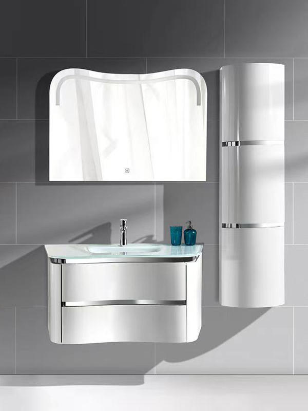 KP-5806 Современный шкаф для ванной комнаты из ПВХ для отеля